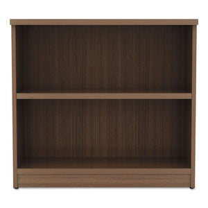 Alera® wholesale. Alera Valencia Series Bookcase,two-shelf, 31 3-4w X 14d X 29 1-2h, Modern Walnut. HSD Wholesale: Janitorial Supplies, Breakroom Supplies, Office Supplies.