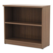 Load image into Gallery viewer, Alera® wholesale. Alera Valencia Series Bookcase,two-shelf, 31 3-4w X 14d X 29 1-2h, Modern Walnut. HSD Wholesale: Janitorial Supplies, Breakroom Supplies, Office Supplies.