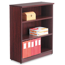 Load image into Gallery viewer, Alera® wholesale. Alera Valencia Series Bookcase, Three-shelf, 31 3-4w X 14d X 39 3-8h, Mahogany. HSD Wholesale: Janitorial Supplies, Breakroom Supplies, Office Supplies.