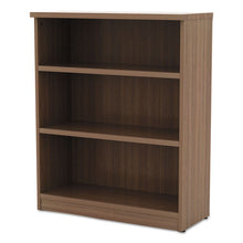 Load image into Gallery viewer, Alera® wholesale. Alera Valencia Series Bookcase, Three-shelf, 31 3-4w X 14d X 39 3-8h, Mod Walnut. HSD Wholesale: Janitorial Supplies, Breakroom Supplies, Office Supplies.