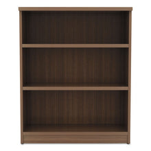 Load image into Gallery viewer, Alera® wholesale. Alera Valencia Series Bookcase, Three-shelf, 31 3-4w X 14d X 39 3-8h, Mod Walnut. HSD Wholesale: Janitorial Supplies, Breakroom Supplies, Office Supplies.