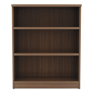 Alera® wholesale. Alera Valencia Series Bookcase, Three-shelf, 31 3-4w X 14d X 39 3-8h, Mod Walnut. HSD Wholesale: Janitorial Supplies, Breakroom Supplies, Office Supplies.