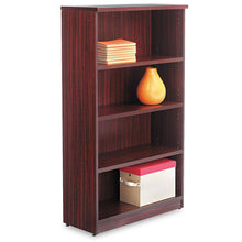 Load image into Gallery viewer, Alera® wholesale. Alera Valencia Series Bookcase, Four-shelf, 31 3-4w X 14d X 54 7-8h, Mahogany. HSD Wholesale: Janitorial Supplies, Breakroom Supplies, Office Supplies.