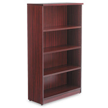 Load image into Gallery viewer, Alera® wholesale. Alera Valencia Series Bookcase, Four-shelf, 31 3-4w X 14d X 54 7-8h, Mahogany. HSD Wholesale: Janitorial Supplies, Breakroom Supplies, Office Supplies.