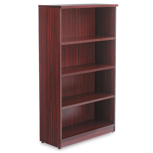 Alera® wholesale. Alera Valencia Series Bookcase, Four-shelf, 31 3-4w X 14d X 54 7-8h, Mahogany. HSD Wholesale: Janitorial Supplies, Breakroom Supplies, Office Supplies.