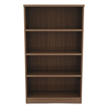 Load image into Gallery viewer, Alera® wholesale. Alera Valencia Series Bookcase, Four-shelf, 31 3-4w X 14d X 54 7-8h, Modern Walnut. HSD Wholesale: Janitorial Supplies, Breakroom Supplies, Office Supplies.
