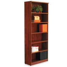 Load image into Gallery viewer, Alera® wholesale. Alera Valencia Series Bookcase, Six-shelf, 31 3-4w X 14d X 80 1-4h, Medium Cherry. HSD Wholesale: Janitorial Supplies, Breakroom Supplies, Office Supplies.