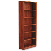 Load image into Gallery viewer, Alera® wholesale. Alera Valencia Series Bookcase, Six-shelf, 31 3-4w X 14d X 80 1-4h, Medium Cherry. HSD Wholesale: Janitorial Supplies, Breakroom Supplies, Office Supplies.