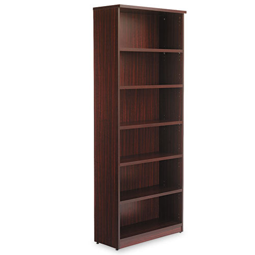 Alera® wholesale. Alera Valencia Series Bookcase, Six-shelf, 31 3-4w X 14d X 80 1-4h, Mahogany. HSD Wholesale: Janitorial Supplies, Breakroom Supplies, Office Supplies.