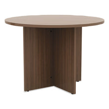 Load image into Gallery viewer, Alera® wholesale. Alera Valencia Round Conference Table W-legs, 29 1-2h X 42 Dia., Modern Walnut. HSD Wholesale: Janitorial Supplies, Breakroom Supplies, Office Supplies.