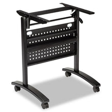 Load image into Gallery viewer, Alera® wholesale. Alera Valencia Flip Training Table Base, Modesty Panel, 28.5 X 19.75 X 28.5, Black. HSD Wholesale: Janitorial Supplies, Breakroom Supplies, Office Supplies.