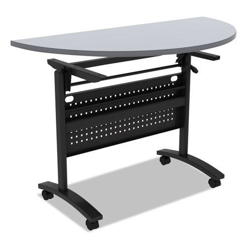 Alera® wholesale. Alera Valencia Flip Training Table Base, Modesty Panel, 28.5 X 19.75 X 28.5, Black. HSD Wholesale: Janitorial Supplies, Breakroom Supplies, Office Supplies.