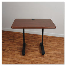 Load image into Gallery viewer, Alera® wholesale. Alera Valencia Series Training Table T-leg Base, 24 1-2w X 19 3-4d X 28 1-2h, Black. HSD Wholesale: Janitorial Supplies, Breakroom Supplies, Office Supplies.