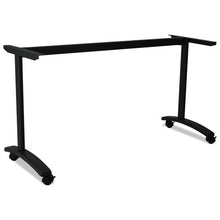 Load image into Gallery viewer, Alera® wholesale. Alera Valencia Series Training Table T-leg Base, 54w X 19 3-4d X 28 1-2h, Black. HSD Wholesale: Janitorial Supplies, Breakroom Supplies, Office Supplies.