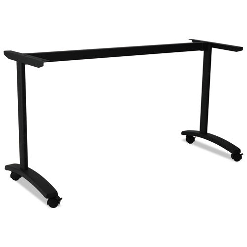 Alera® wholesale. Alera Valencia Series Training Table T-leg Base, 54w X 19 3-4d X 28 1-2h, Black. HSD Wholesale: Janitorial Supplies, Breakroom Supplies, Office Supplies.