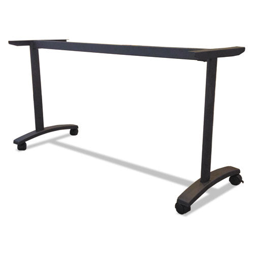 Alera® wholesale. Alera Valencia Series Training Table T-leg Base, 54w X 19 3-4d X 28 1-2h, Black. HSD Wholesale: Janitorial Supplies, Breakroom Supplies, Office Supplies.