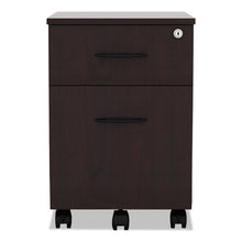 Load image into Gallery viewer, Alera® wholesale. Alera Valencia Series Mobile Box-file Pedestal, 15.88w X 19.13d X 22.88h, Mahogany. HSD Wholesale: Janitorial Supplies, Breakroom Supplies, Office Supplies.