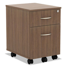 Load image into Gallery viewer, Alera® wholesale. Alera Valencia Series Mobile Box-file Pedestal, 15.88w X 19.13d X 22.88h, Walnut. HSD Wholesale: Janitorial Supplies, Breakroom Supplies, Office Supplies.