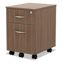 Load image into Gallery viewer, Alera® wholesale. Alera Valencia Series Mobile Box-file Pedestal, 15.88w X 19.13d X 22.88h, Walnut. HSD Wholesale: Janitorial Supplies, Breakroom Supplies, Office Supplies.