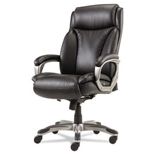 Load image into Gallery viewer, Alera® wholesale. Alera Veon Series Executive High-back Bonded Leather Chair, Supports Up To 275 Lbs, Black Seat-black Back, Graphite Base. HSD Wholesale: Janitorial Supplies, Breakroom Supplies, Office Supplies.