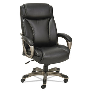 Alera® wholesale. Alera Veon Series Executive High-back Bonded Leather Chair, Supports Up To 275 Lbs, Black Seat-black Back, Graphite Base. HSD Wholesale: Janitorial Supplies, Breakroom Supplies, Office Supplies.