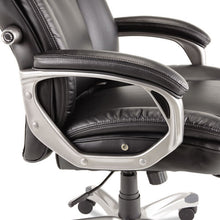 Load image into Gallery viewer, Alera® wholesale. Alera Veon Series Executive High-back Bonded Leather Chair, Supports Up To 275 Lbs, Black Seat-black Back, Graphite Base. HSD Wholesale: Janitorial Supplies, Breakroom Supplies, Office Supplies.