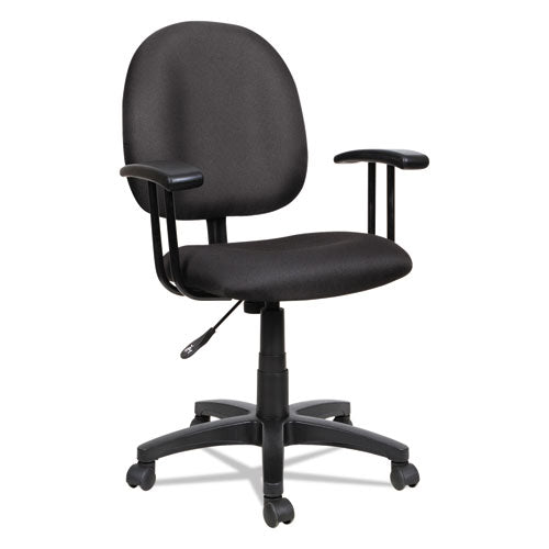 Alera® wholesale. Alera Essentia Series Swivel Task Chair, Supports Up To 275 Lbs, Black Seat-black Back, Black Base. HSD Wholesale: Janitorial Supplies, Breakroom Supplies, Office Supplies.