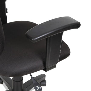 Alera® wholesale. Alera Essentia Series Swivel Task Chair With Adjustable Arms, Supports Up To 275 Lbs, Black Seat-black Back, Black Base. HSD Wholesale: Janitorial Supplies, Breakroom Supplies, Office Supplies.