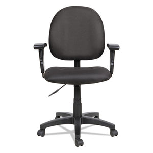 Alera® wholesale. Alera Essentia Series Swivel Task Chair With Adjustable Arms, Supports Up To 275 Lbs, Black Seat-black Back, Black Base. HSD Wholesale: Janitorial Supplies, Breakroom Supplies, Office Supplies.