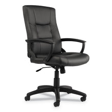 Load image into Gallery viewer, Alera® wholesale. Alera Yr Series Executive High-back Swivel-tilt Bonded Leather Chair, Supports Up To 275 Lbs, Black Seat-back, Black Base. HSD Wholesale: Janitorial Supplies, Breakroom Supplies, Office Supplies.