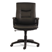 Load image into Gallery viewer, Alera® wholesale. Alera Yr Series Executive High-back Swivel-tilt Bonded Leather Chair, Supports Up To 275 Lbs, Black Seat-back, Black Base. HSD Wholesale: Janitorial Supplies, Breakroom Supplies, Office Supplies.