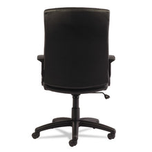 Load image into Gallery viewer, Alera® wholesale. Alera Yr Series Executive High-back Swivel-tilt Bonded Leather Chair, Supports Up To 275 Lbs, Black Seat-back, Black Base. HSD Wholesale: Janitorial Supplies, Breakroom Supplies, Office Supplies.