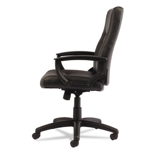 Alera® wholesale. Alera Yr Series Executive High-back Swivel-tilt Bonded Leather Chair, Supports Up To 275 Lbs, Black Seat-back, Black Base. HSD Wholesale: Janitorial Supplies, Breakroom Supplies, Office Supplies.