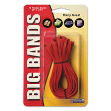 Load image into Gallery viewer, Alliance® wholesale. Big Bands Rubber Bands, Size 117b, 0.06&quot; Gauge, Red, 12-pack. HSD Wholesale: Janitorial Supplies, Breakroom Supplies, Office Supplies.