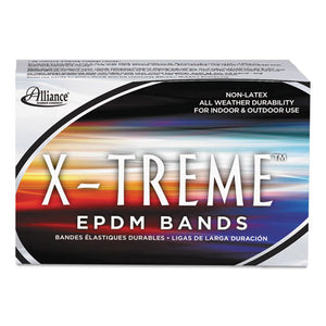 Alliance® wholesale. X-treme Rubber Bands, Size 117b, 0.08" Gauge, Black, 1 Lb Box, 200-box. HSD Wholesale: Janitorial Supplies, Breakroom Supplies, Office Supplies.