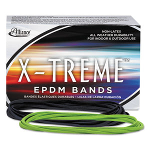 Alliance® wholesale. X-treme Rubber Bands, Size 117b, 0.08" Gauge, Lime Green, 1 Lb Box, 200-box. HSD Wholesale: Janitorial Supplies, Breakroom Supplies, Office Supplies.