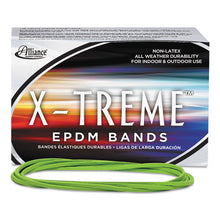 Load image into Gallery viewer, Alliance® wholesale. X-treme Rubber Bands, Size 117b, 0.08&quot; Gauge, Lime Green, 1 Lb Box, 200-box. HSD Wholesale: Janitorial Supplies, Breakroom Supplies, Office Supplies.