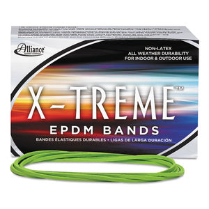 Alliance® wholesale. X-treme Rubber Bands, Size 117b, 0.08" Gauge, Lime Green, 1 Lb Box, 200-box. HSD Wholesale: Janitorial Supplies, Breakroom Supplies, Office Supplies.