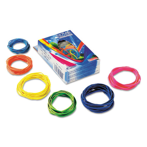 Alliance® wholesale. Brites Pic-pac Rubber Bands, Size 54 (assorted), 0.04" Gauge, Assorted Colors, 1.5 Oz Box. HSD Wholesale: Janitorial Supplies, Breakroom Supplies, Office Supplies.