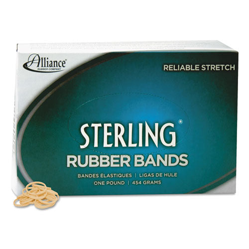 Alliance® wholesale. Sterling Rubber Bands, Size 8, 0.03" Gauge, Crepe, 1 Lb Box, 7,100-box. HSD Wholesale: Janitorial Supplies, Breakroom Supplies, Office Supplies.
