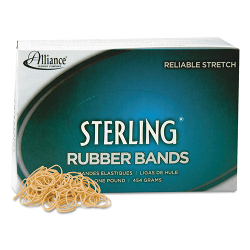 Alliance® wholesale. Sterling Rubber Bands, Size 10, 0.03" Gauge, Crepe, 1 Lb Box, 5,000-box. HSD Wholesale: Janitorial Supplies, Breakroom Supplies, Office Supplies.