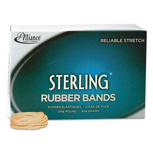 Alliance® wholesale. Sterling Rubber Bands, Size 14, 0.03" Gauge, Crepe, 1 Lb Box, 3,100-box. HSD Wholesale: Janitorial Supplies, Breakroom Supplies, Office Supplies.
