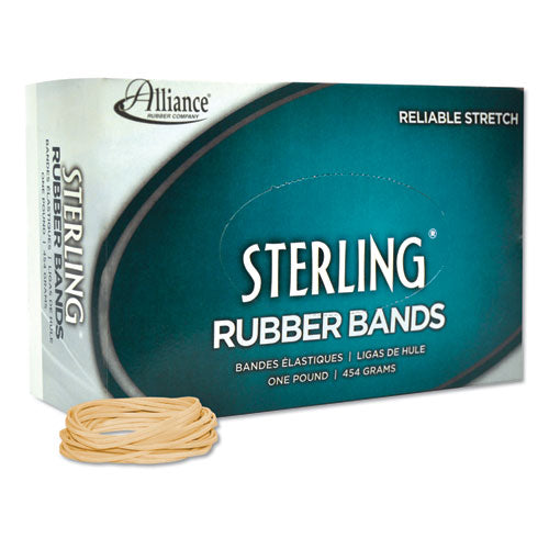 Alliance® wholesale. Sterling Rubber Bands, Size 16, 0.03" Gauge, Crepe, 1 Lb Box, 2,300-box. HSD Wholesale: Janitorial Supplies, Breakroom Supplies, Office Supplies.