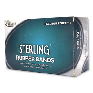 Alliance® wholesale. Sterling Rubber Bands, Size 19, 0.03" Gauge, Crepe, 1 Lb Box, 1,700-box. HSD Wholesale: Janitorial Supplies, Breakroom Supplies, Office Supplies.