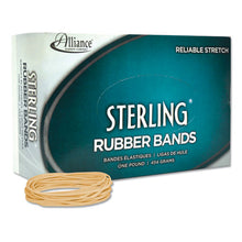 Load image into Gallery viewer, Alliance® wholesale. Sterling Rubber Bands, Size 19, 0.03&quot; Gauge, Crepe, 1 Lb Box, 1,700-box. HSD Wholesale: Janitorial Supplies, Breakroom Supplies, Office Supplies.