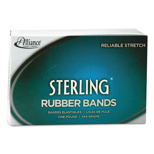 Alliance® wholesale. Sterling Rubber Bands, Size 30, 0.03" Gauge, Crepe, 1 Lb Box, 1,500-box. HSD Wholesale: Janitorial Supplies, Breakroom Supplies, Office Supplies.
