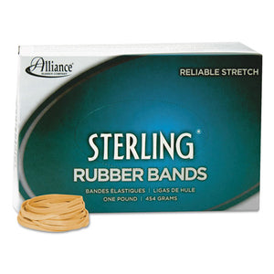 Alliance® wholesale. Sterling Rubber Bands, Size 31, 0.03" Gauge, Crepe, 1 Lb Box, 1,200-box. HSD Wholesale: Janitorial Supplies, Breakroom Supplies, Office Supplies.