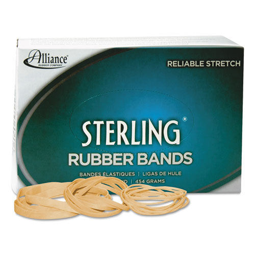 Alliance® wholesale. Sterling Rubber Bands, Size 31, 0.03" Gauge, Crepe, 1 Lb Box, 1,200-box. HSD Wholesale: Janitorial Supplies, Breakroom Supplies, Office Supplies.