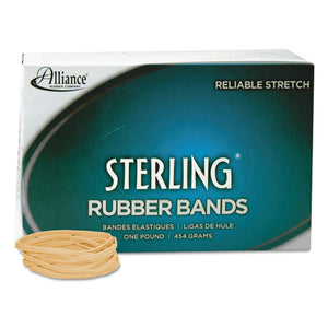 Alliance® wholesale. Sterling Rubber Bands, Size 32, 0.03" Gauge, Crepe, 1 Lb Box, 950-box. HSD Wholesale: Janitorial Supplies, Breakroom Supplies, Office Supplies.