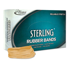 Load image into Gallery viewer, Alliance® wholesale. Sterling Rubber Bands, Size 64, 0.03&quot; Gauge, Crepe, 1 Lb Box, 425-box. HSD Wholesale: Janitorial Supplies, Breakroom Supplies, Office Supplies.